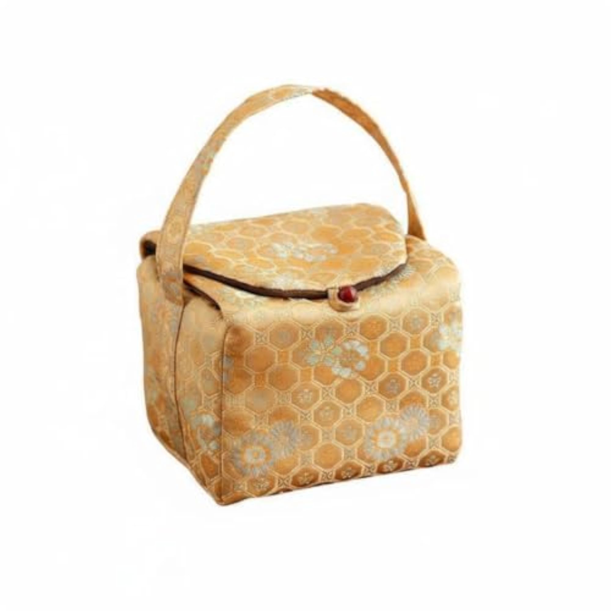 Portable Tea Ware Storage Case, Handmade Chinese Style